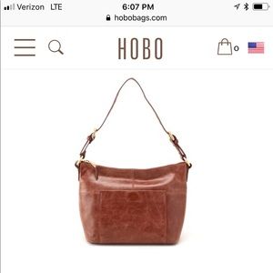 Nordstrom hobo bag cafe 100% gen leath Charlie NWT